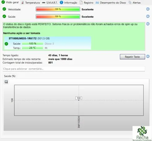 <b>VENDIDO</B> HD 2,5 polegadas Seagate de 1TB modelo ST1000LM035 - Imagem 3