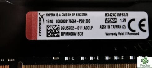 Pente de memória Kingston 2x8Gb Fury Hyperx DDR4 2400Mhz - Imagem 3